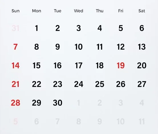 Calendar